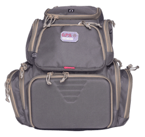 The GPS Handgunner backpack offers a hands-free way to carry all your pistols, ammo, targets, and cleaning supplies in a single bag.